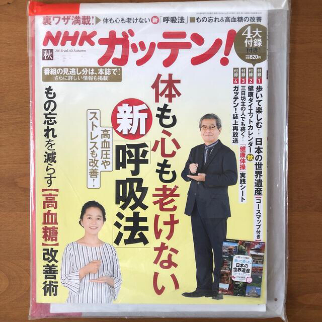 主婦と生活社(シュフトセイカツシャ)の雑誌 NHKガッテン！2018 夏秋冬３冊セット エンタメ/ホビーの本(健康/医学)の商品写真