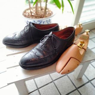 クロケットアンドジョーンズ(Crockett&Jones)の希少 トレーディングポストシューツリー付 クロケット＆ジョーンズ ダウニング 8(ドレス/ビジネス)