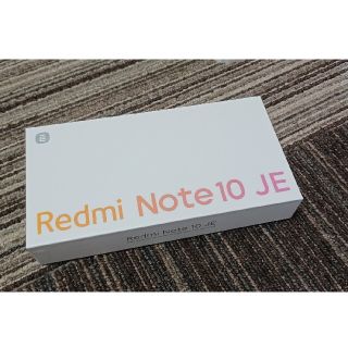 Xiaomi　Note10 JE(スマートフォン本体)