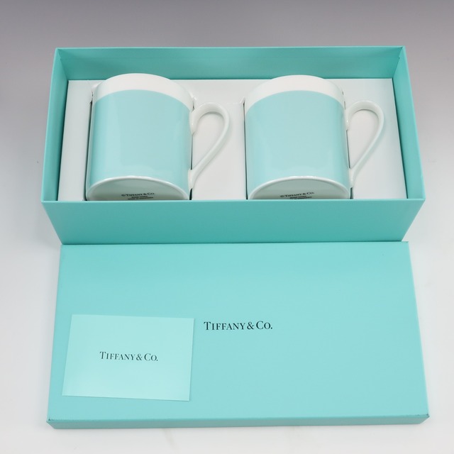 ティファニー カラーブロック マグカップ×2 食器 インショップ Tiffany カラーブロック マグ 2個セット 食器
