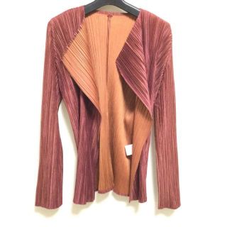 プリーツプリーズイッセイミヤケ(PLEATS PLEASE ISSEY MIYAKE)のプリーツプリーズ カーディガン サイズ4 XL(カーディガン)