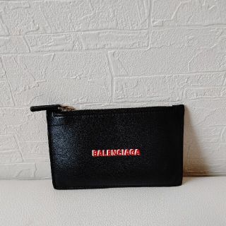 バレンシアガ(Balenciaga)のバレンシアガ ロゴデザインレザーカードケースコインケース(コインケース/小銭入れ)