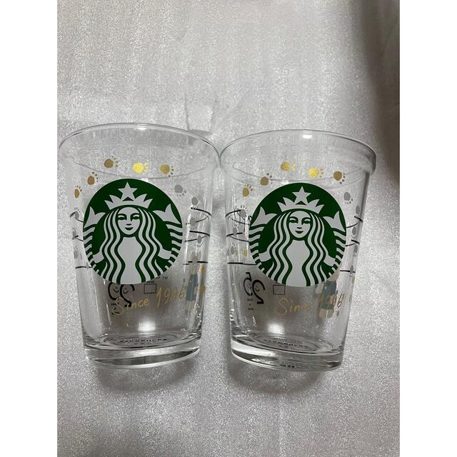 Starbucks Coffee(スターバックスコーヒー)の第二弾★★ベアリスタ２個セット☆スターバックス★コレクタブルコールドカップグラス インテリア/住まい/日用品のキッチン/食器(グラス/カップ)の商品写真