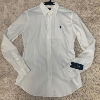 ポロラルフローレン(POLO RALPH LAUREN)のポロ　ラルフローレン　白シャツ(シャツ/ブラウス(長袖/七分))