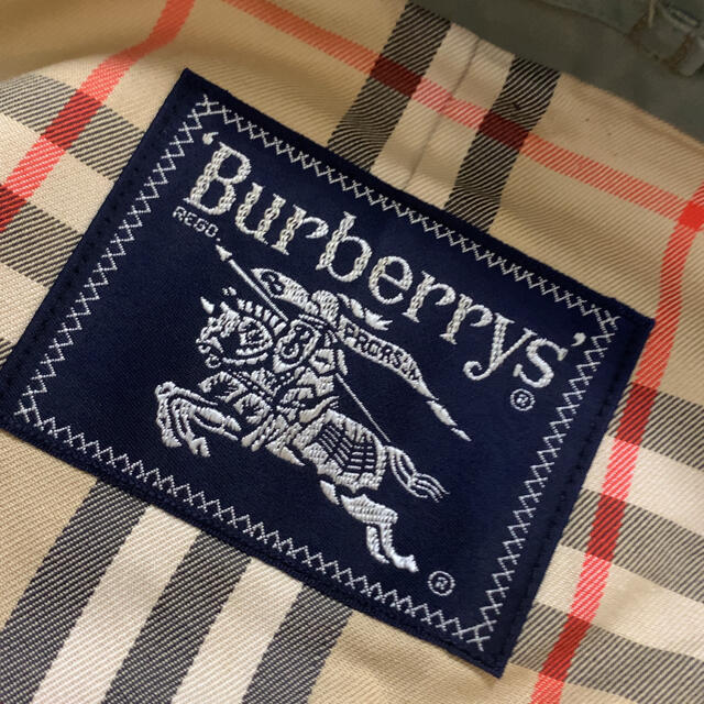 BURBERRY(バーバリー)のバーバリーズ Burberrys ステンカラーコート　玉虫色 レディースのジャケット/アウター(チェスターコート)の商品写真