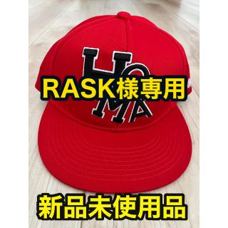 ホンマゴルフ(本間ゴルフ)の【RASK様専用】ホンマゴルフ　フラットビルキャップ（レッド）(キャップ)