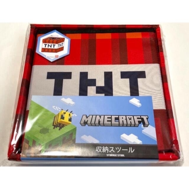 しまむら(シマムラ)の新品　マイクラ　収納スツール　ボックス　TNT  インテリア/住まい/日用品の椅子/チェア(スツール)の商品写真