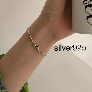 ビューティアンドユースユナイテッドアローズ(BEAUTY&YOUTH UNITED ARROWS)のノット ボール ブレスレット silver925 結び目 バングル(ブレスレット/バングル)