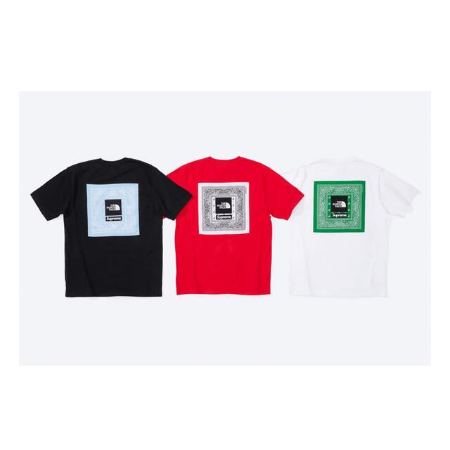 トップスSupreme x tnf Tシャツ