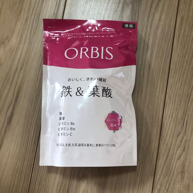 完売 ORBIS オルビス 鉄 葉酸 ストロベリー風味 徳用 75日〜150日分 1.0g×150粒 サプリメント