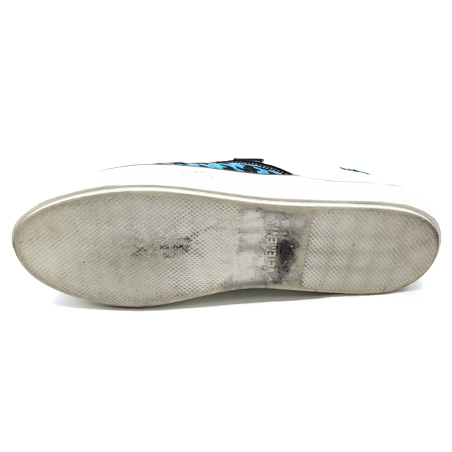 VETEMENTS(ヴェトモン)のVETEMENTS ヴェトモン 18SS Babouche Sneakers 千鳥格子ローカットスニーカー スリッポン ブルー #dg2302 メンズの靴/シューズ(スニーカー)の商品写真