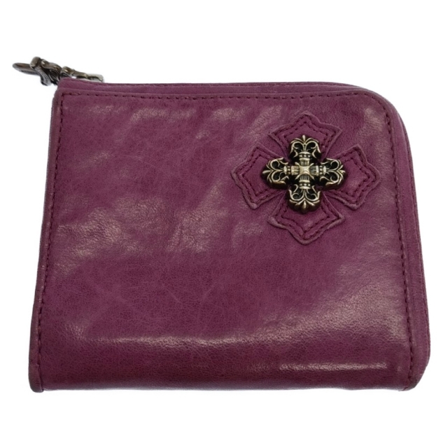 楽ギフ_包装】 C H - CHROME HEARTS クロムハーツ 二つ折り財布の通販