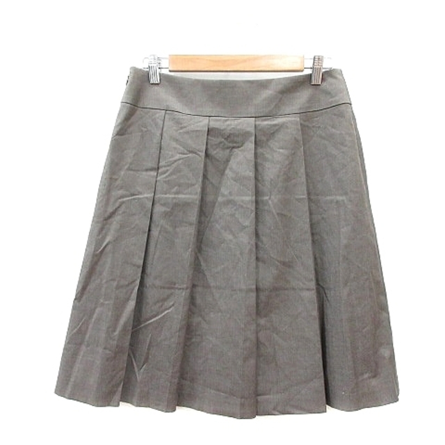 UNTITLED(アンタイトル)のアンタイトル UNTITLED プリーツスカート ひざ丈 3 グレージュ /MN レディースのスカート(ひざ丈スカート)の商品写真