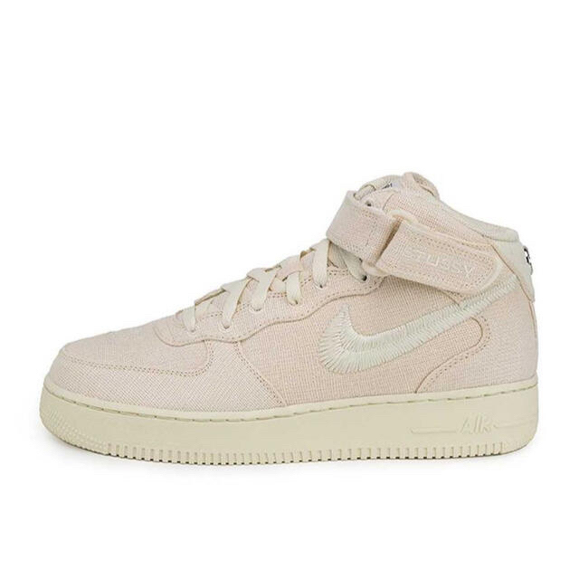 NIKE - Stussy NIKE AIR FORCE 1 MID FOSSIL 27の通販 by ろー's shop ...