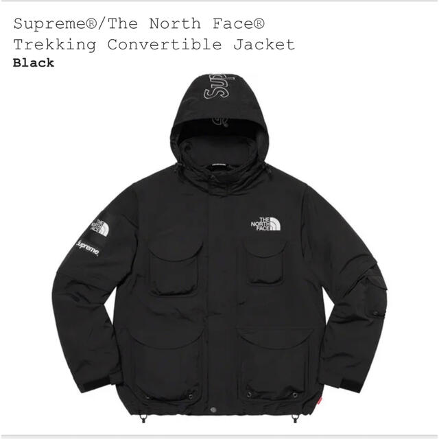 送料込!!Supreme the north face jacket 黒 M