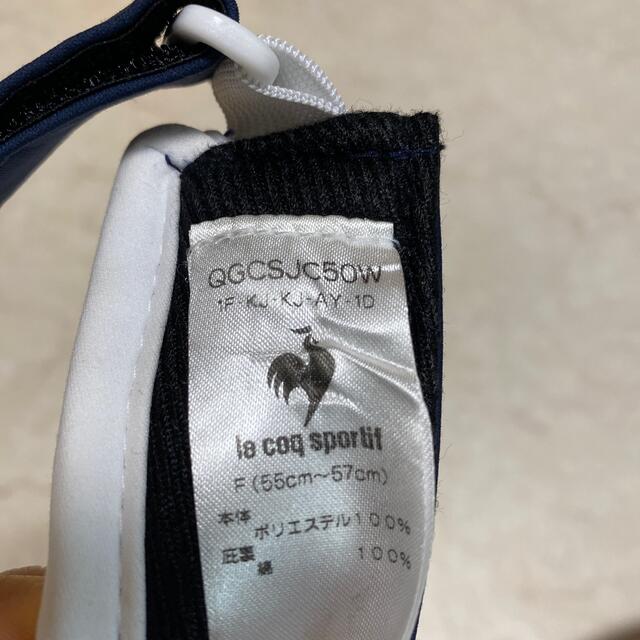 le coq sportif(ルコックスポルティフ)のルコック　サンバイザー レディースの帽子(その他)の商品写真