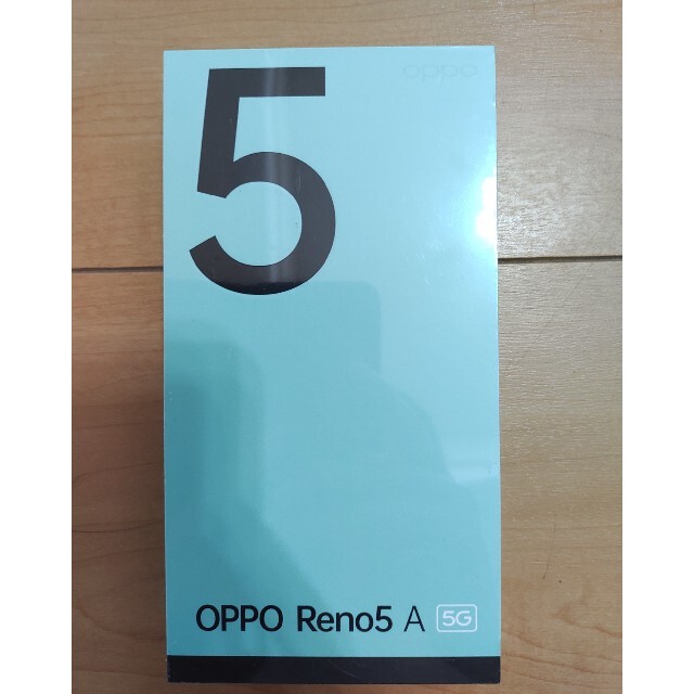 【未使用新品】OPPO Reno5 A (eSIM対応版) SIMフリー 即発送