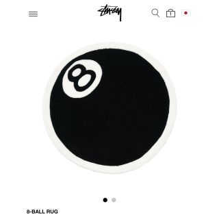 Stussy 8-ball rug ラグ マット