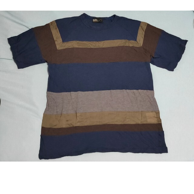 kolor(カラー)の【中古】 カラー kolor Tシャツ ネイビー Sサイズ メンズのトップス(Tシャツ/カットソー(半袖/袖なし))の商品写真