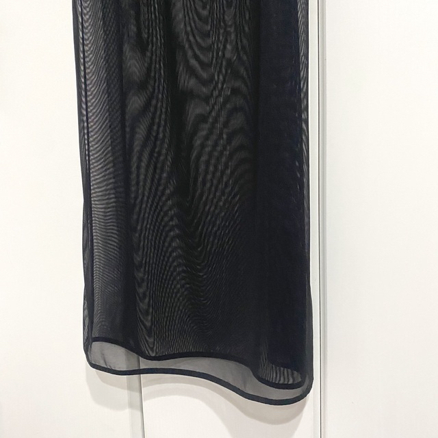 yo biotop sheer cami long dress ブラック 100 ％品質保証 swim.main.jp