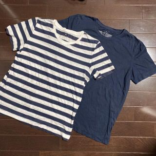 ムジルシリョウヒン(MUJI (無印良品))の無印良品　ＵネックTシャツ　2枚組(Tシャツ(半袖/袖なし))