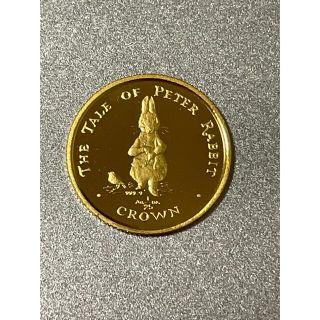 純金金貨　ピーターラビット24k 1998年発行(貨幣)