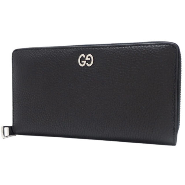 優先配送 Gucci 40802025512 ブラック黒 カーフ ジップアラウンド