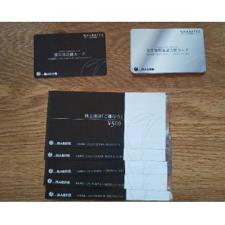 カラオケ 鉄人化計画 株主優待券 2500円分(その他)