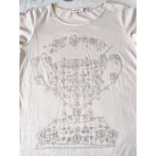 アズノゥアズドゥバズ(as know as de base)のアズノゥアズドゥバズ　キラキラ☆ビジューTシャツ(Tシャツ(半袖/袖なし))