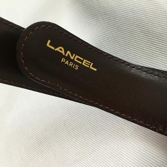 LANCEL(ランセル)のLANCEL  新品未使用　メンズ　紳士用ベルト　ブラック メンズのファッション小物(ベルト)の商品写真