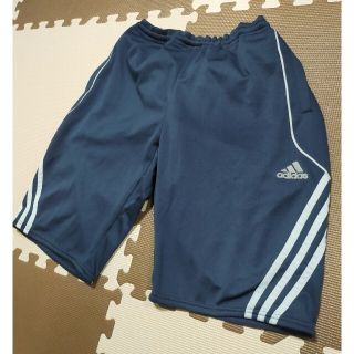 アディダス(adidas)の☆AHP-431 アディダス ハーフパンツ 紺 サイズ O(トレーニング用品)