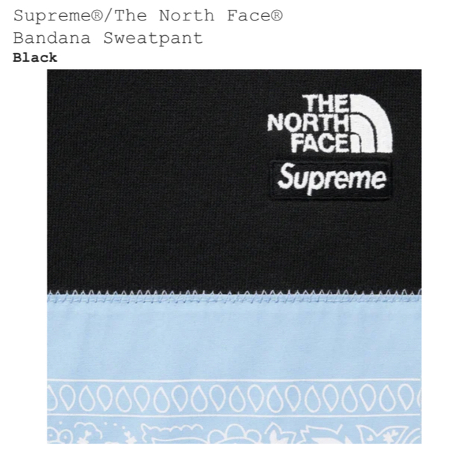 Supreme(シュプリーム)の新作 Supreme North Face Bandana Sweatpant メンズのパンツ(その他)の商品写真