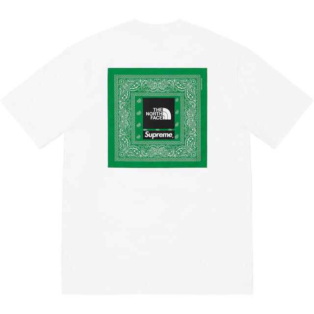 評価470！Supreme The North Face Bandana Teeトップス