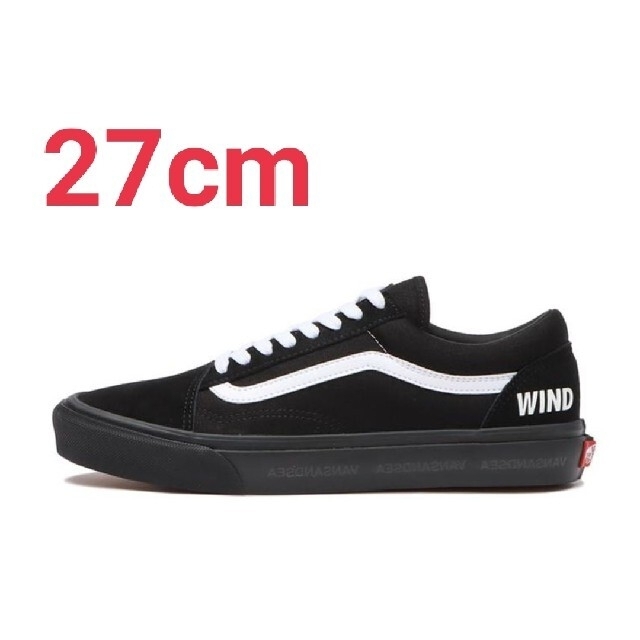 WIND AND SEA × VANS Old Skool Black 27cm