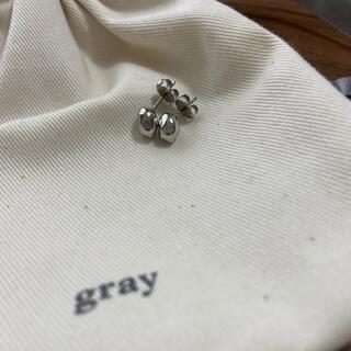 gray COLIN SILVER (PIERCING) 巾着付き(ピアス)