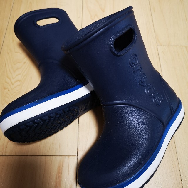 crocs(クロックス)のクロックス　C10　レインブーツ　17～17.5 キッズ/ベビー/マタニティのキッズ靴/シューズ(15cm~)(長靴/レインシューズ)の商品写真