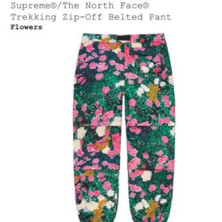 シュプリーム(Supreme)のSupreme The North Face Pant Flowers L (ワークパンツ/カーゴパンツ)