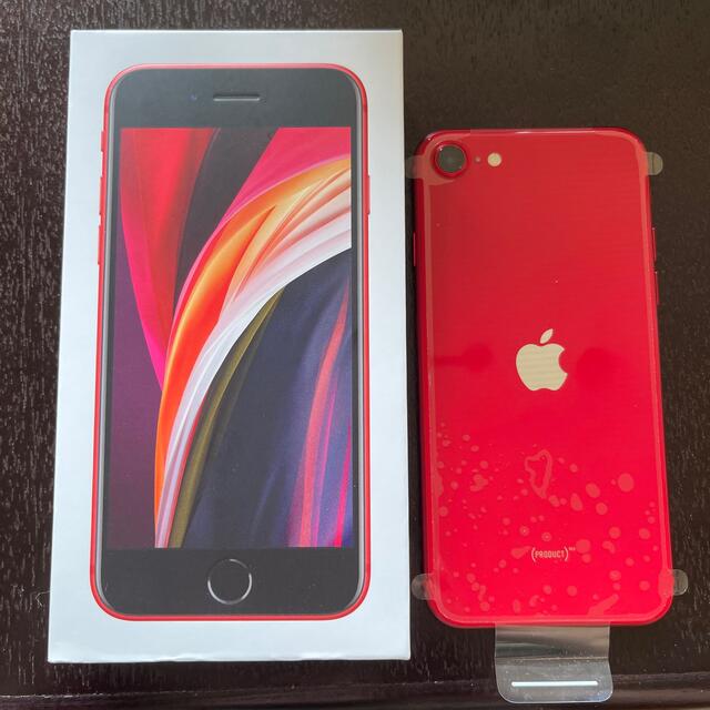 iPhone SE2 レッド 新品 SIMロック解除済 - スマートフォン本体
