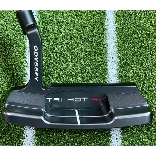 ーあります Callaway - オデッセイ パター トライホット5K ダブル キャンペーン特価 トライホット5K パター オデッセイ ダブルワイド コース未使用 34インチ クラブ