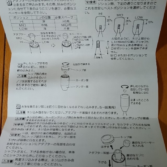 シフトレバーノブ　RAZOレッツォ 自動車/バイクの自動車(車内アクセサリ)の商品写真