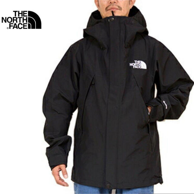 THE NORTH FACE(ザノースフェイス)の【購入者決定】ノースフェイス　マウンテンジャケット　黒　Lサイズ メンズのジャケット/アウター(マウンテンパーカー)の商品写真