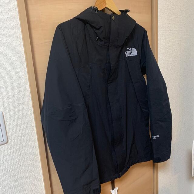 THE NORTH FACE(ザノースフェイス)の【購入者決定】ノースフェイス　マウンテンジャケット　黒　Lサイズ メンズのジャケット/アウター(マウンテンパーカー)の商品写真