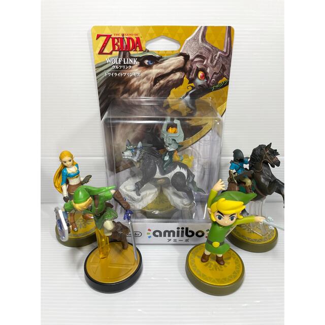 amiibo ゼルダの伝説 ウルフリンク リンク 騎乗 ゼルダ セット 任天堂