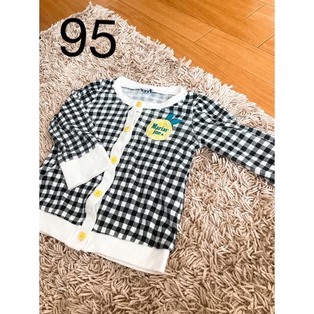 カーディガン95 キッズ/ベビー/マタニティのキッズ服女の子用(90cm~)(カーディガン)の商品写真