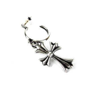 クロムハーツ(Chrome Hearts)のクロムハーツCHROME HEARTS■TINY CH CROSSピアス(ピアス(片耳用))