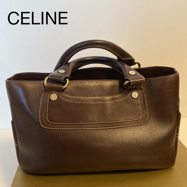 CELINE セリーヌ ハンドバッグ ブラウン-