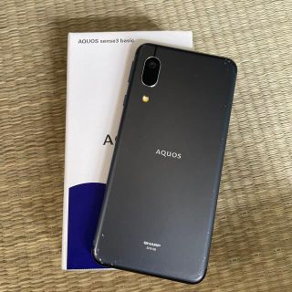 アクオス(AQUOS)の【箱付き】AQUOS sense3 basic(スマートフォン本体)