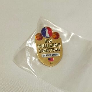 非売品【２０２０東京オリンピック】アメリカＮＢＡ代表チーム国 ピンバッチ(バッジ/ピンバッジ)