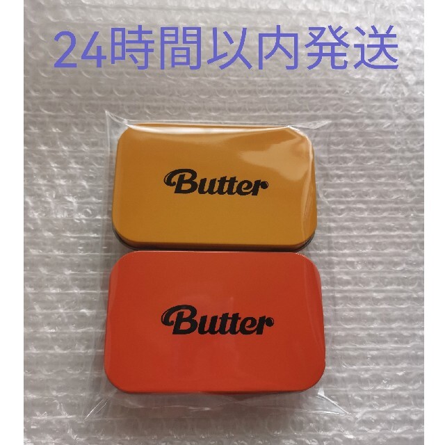 Butter　缶　缶ケース　BTS weverse  ウィバース　バター エンタメ/ホビーのタレントグッズ(アイドルグッズ)の商品写真