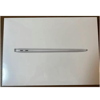 マック(Mac (Apple))の新品未開封M1チップMacBook Air 256GB シルバー(ノートPC)